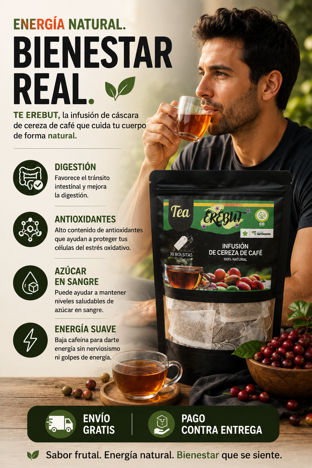 Erebut Infusión de Cereza de Café